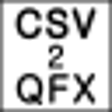 Icon of program: CSV2QFX