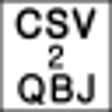 Icon of program: CSV2QBJ