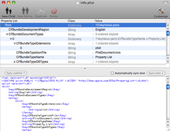 Image 0 for PlistEdit Pro