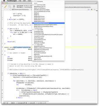 Image 0 for TextWrangler